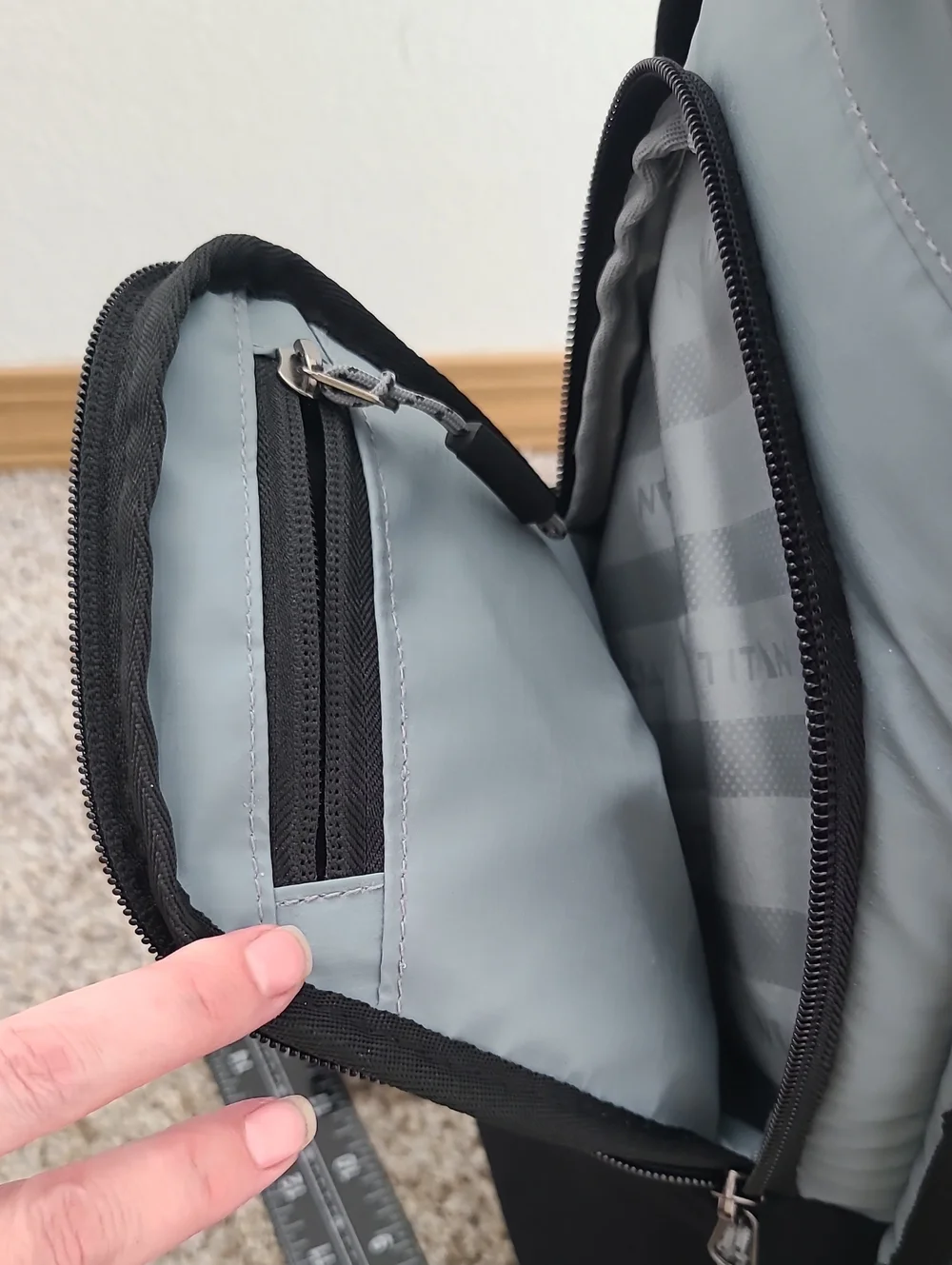 TITAN By ARTIC ZONEGray and Black Travel Backpack Cooloer